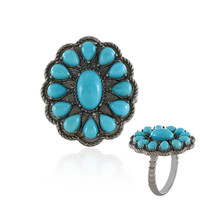 Bague en argent et Turquoise Sleeping Beauty