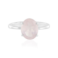 Bague en argent et Quartz rose