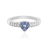 Bague en argent et Tanzanite non chauffée