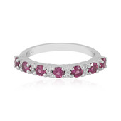 Bague en argent et Grenat Rhodolite