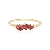 Bague en argent et Tourmaline rose