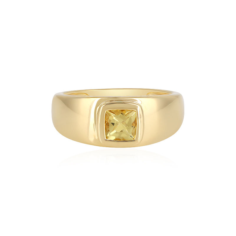 Bague en argent et B ryl jaune 9962IV Juwelo Bijouterie