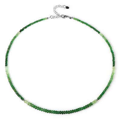 Collier en argent et Grenat Tsavorite