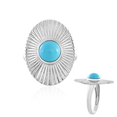 Bague en argent et Turquoise Sleeping Beauty (de Melo)