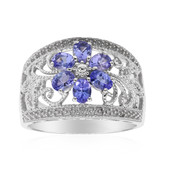 Bague en argent et Tanzanite