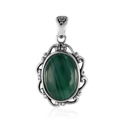 Pendentif en argent et Malachite (Art of Nature)