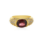 Bague en argent et Zircon rose