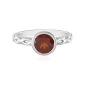 Bague en argent et Grenat Hessonite