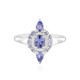 Bague en argent et Tanzanite