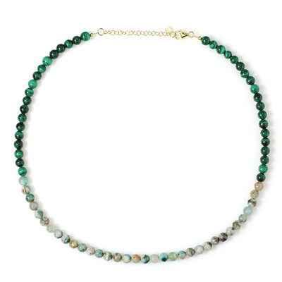 Collier en argent et Chrysocolle (Riya)