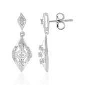 Boucles d'oreilles en argent et Diamant I2 (I)