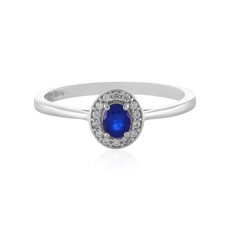 Bague en argent et Spinelle bleu roi 4197QZ Juwelo Bijouterie