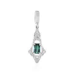 Pendentif en argent et Tourmaline verte de Benedito