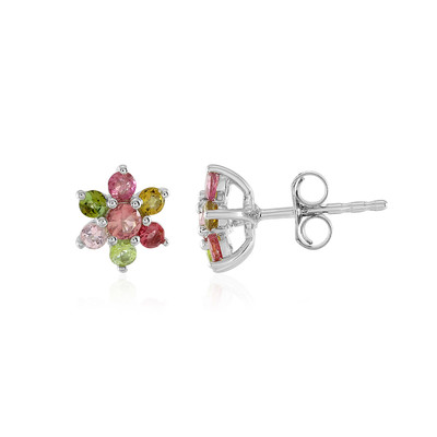 Boucles d'oreilles en argent et Tourmaline