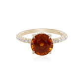 Bague en or et Grenat Hessonite