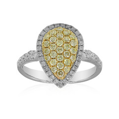 Bague en or et Diamant SI2 jaune (CIRARI)