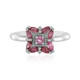 Bague en argent et Tourmaline rose