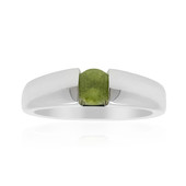 Bague en argent et Vésuvianite