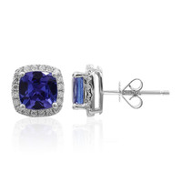 Boucles d'oreilles en or et Tanzanite AAA (CIRARI)