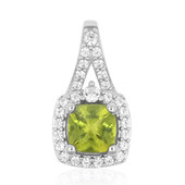 Pendentif en argent et Vésuvianite