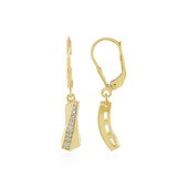 Boucles d'oreilles en argent et Diamant I3 (H)