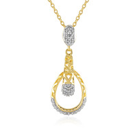 Collier en argent et Diamant I2 (J)