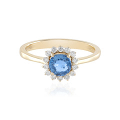 Bague en or et Spinelle bleu cobalt Luc Yen (AMAYANI)