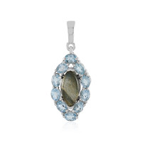 Pendentif en argent et Labradorite