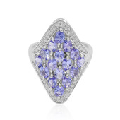 Bague en argent et Tanzanite