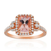 Bague en or et Morganite AAA (CIRARI)