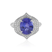 Bague en or et Tanzanite AAA (de Melo)