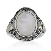 Bague en argent et Nacre (Annette classic)