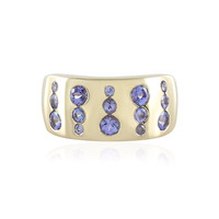 Bague en or et Tanzanite AAA (de Melo)