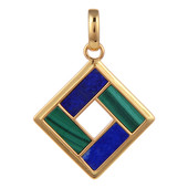 Pendentif en argent et Lapis-Lazuli