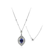 Collier en or et Tanzanite AAA (CIRARI)