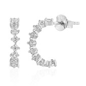 Boucles d'oreilles en argent et Zircon