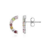 Boucles d'oreilles en argent et Tourmaline