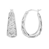 Boucles d'oreilles en argent et Diamant I3 (I)