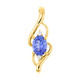 Pendentif en or et Tanzanite AAA