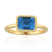 Bague en or et Topaze bleu Suisse (Adela Gold)