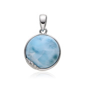 Pendentif en argent et Larimar