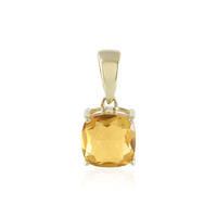 Pendentif en or et Citrine