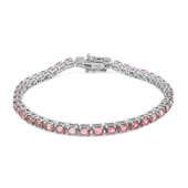 Bracelet en argent et Tourmaline rose