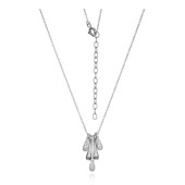 Collier en argent et Topaze blanche