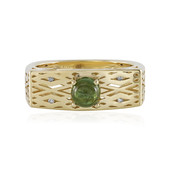 Bague en or et Tourmaline verte (Ornaments by de Melo)