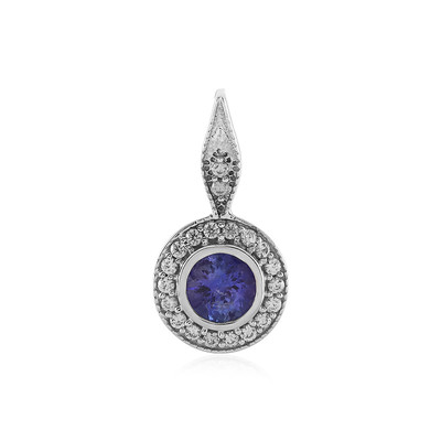 Pendentif en argent et Tanzanite