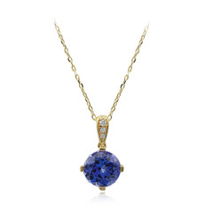 Collier en or et Tanzanite AAA (CIRARI)