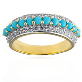 Bague en argent et Turquoise Sleeping Beauty