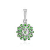 Pendentif en argent et Grenat Tsavorite