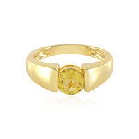 Bague en argent et Béryl jaune